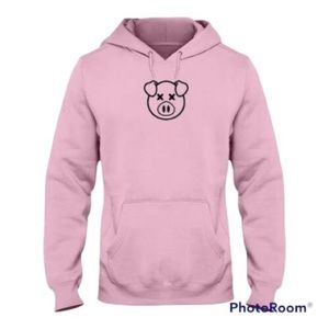 Shane Dawson Jeffree Star Pink Pig Hoodie Limited Edition